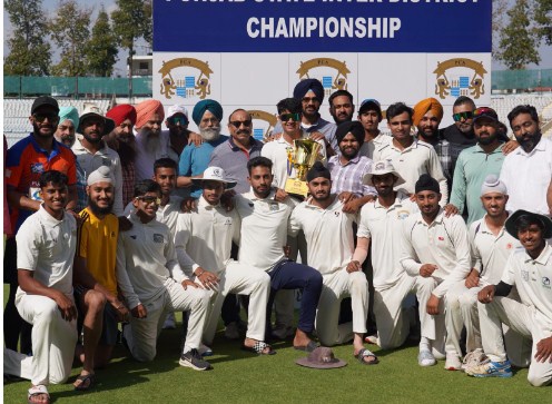 मोहाली डिस्ट्रिक्ट क्रिकेट एसोसिएशन बनी पंजाब स्टेट इंटर डिस्ट्रिक्ट अंडर 23 क्रिकेट चैंपियनशिप की विजेता